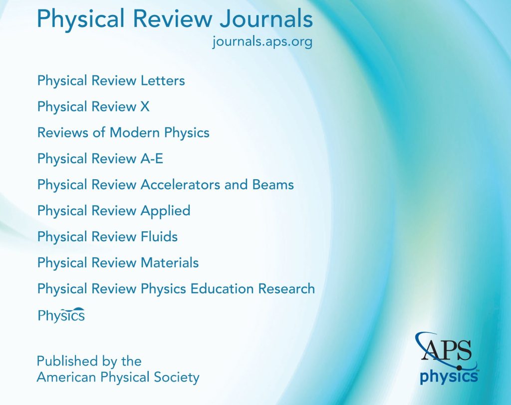 Physical Review Journals